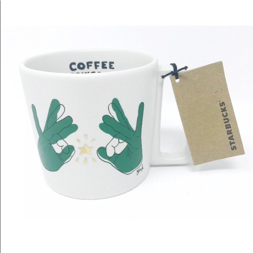 BRAND NEW: Starbucks ASL Deaf Sign Language Mug